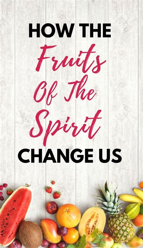 fruit of the spirit lessons for adults.